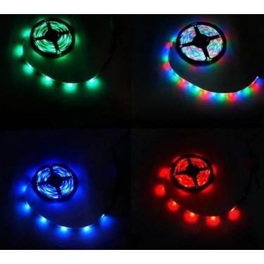 Imagem de Fita LED RGB Pisca-Pisca 5 Metros com 300 LEDs