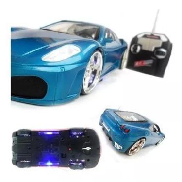 Imagem de Ferrari F430 Perfect Carro Carrinho Controle Remoto Azul - DM TOYS