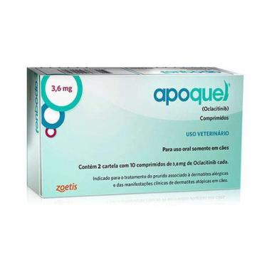 Imagem de Apoquel 3,6 mg para Cachorro 20 Comprimidos - zoetis