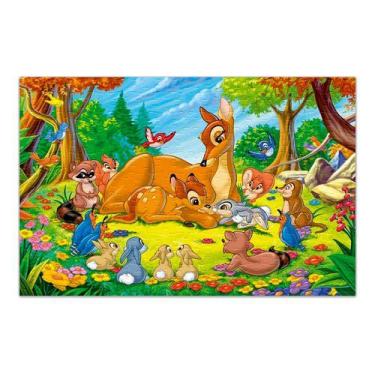 Imagem de Quebra-cabeça Personalizado Bambi 48 Peças - Pomps Geek