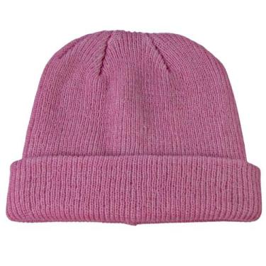 Imagem de Gorro Touca Lenhador Marinheiro Canelada Adulto Unissex Rosa - Dalura,
