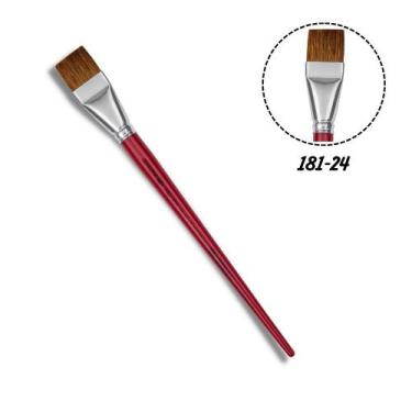 Imagem de Pincel Chato Reto 181-24 Pelo de Boi Tigre