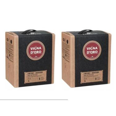 Imagem de Kit 2 Un Vinho Larentis Vigna Doro Cabernet Sauvignon Bag in Box 4 L