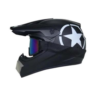 Imagem de Capacete Infantil Off-Road para Motocross, Cross Bike e Downhill (DH),