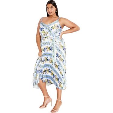 Imagem de City Chic Vestido plus size, vestido Amelia, Festa no jardim, 48