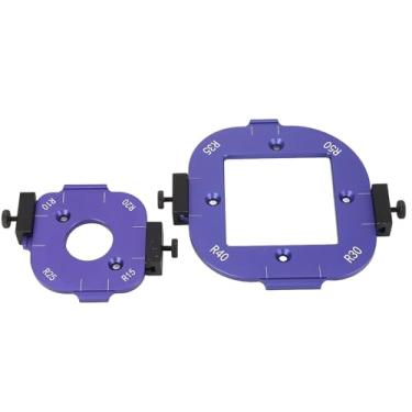 Imagem de Modelos de Roteamento de Raio de Canto, R10/ R15/ R20/ R25/ R30/ R35/ R40/ R50,Tabela de Roteador Raio de Canto Jig Placa de Madeira Ferramenta Auxiliar de Corte de Modelo DIY