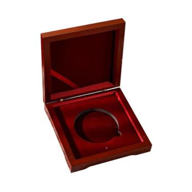 Imagem de EHJRE Caixa para apresentação de moedas e medalhas, diâmetro interno 45 mm, porta-moedas para colecionadores, 10x10x3.2cm