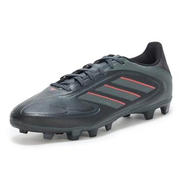 Imagem de adidas Tênis de futebol unissex Copa Pure 3 Club Firm Multi Ground, Preto/carbono/vermelho lúcido, 10 Women/9 Men