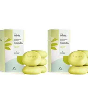Imagem de Kit 2 Caixas de Sabonete Natura Todo dia 10 Unidades, Capim Limão e Ho