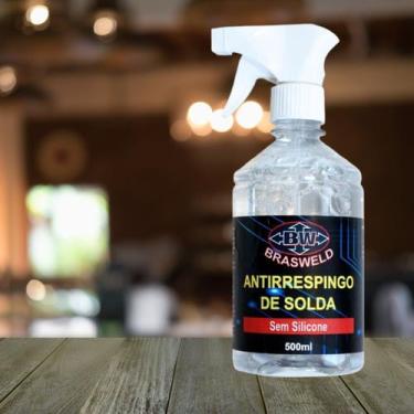 Imagem de Anti Respingo Spray Solda Sem Silicone 500ML Brasweld
