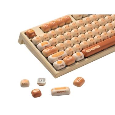 Imagem de Akko Conjunto de teclas PBT Bun Wonderland MOG Profile 138 teclas para teclados mecânicos