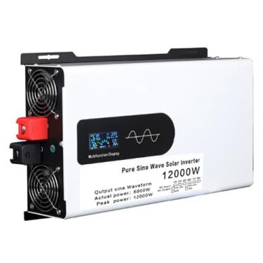 Imagem de CC 12V/24V/48V/60V/72V DC a CA 110/220V Conversor de baixa frequência inversor de energia solar 50Hz 60Hz 12000W Charger de energia solar de onda seno,12V to 220V