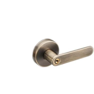 Imagem de Maçaneta de porta alavancas esféricas antiquadas para fechadura de porta maçaneta de porta redonda doméstica com chave para maçaneta de porta de quarto e banheiro (cor: bronze verde sem chave)