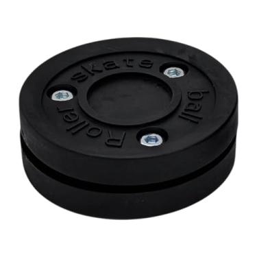 Imagem de Vaveren Roller Hockey Puck Puck Ice Hockey Puck Gift Street Hockey Puck Puck Puck para Profissionais de Concurso de Match Indoor Adolescentes, Preto