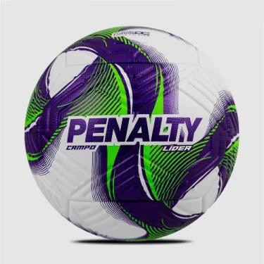 Imagem de Bola De Futebol De Campo N3 Penalty Lider XXV, 3, Roxo, Verde
