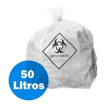 Imagem de Saco De Lixo Infectante 50 Litros Reforçado - 100 Unidades - Higipack
