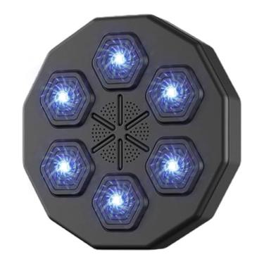 Imagem de Equipamento de boxe de música eletrônica, máquina de boxe Bluetooth inteligente, alvo de boxe inteligente montado na parede, perfuração de treinamento de boxe de música, equipamento de treino infantil