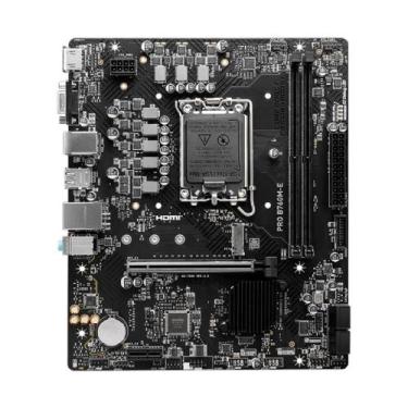 Imagem de Placa Mãe MSI Pro B760M-E, Intel LGA 1700, M-ATX, DDR5 - PRO B760M-E