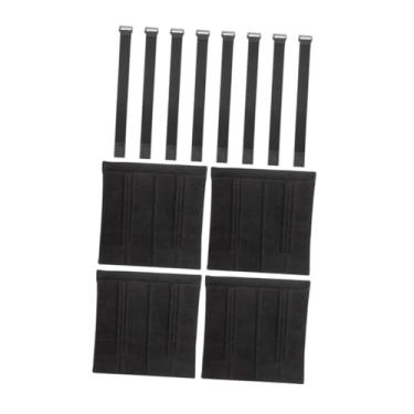 Imagem de Bothyi 4pcs beliche belic ladder almofadas com 8 tiras ajustáveis ​​preenchimento macio, guarda, para escadas de escada Capas de etapas para escalar