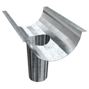 Imagem de Calha redonda c-33 com bocal calha front - Calha frontal