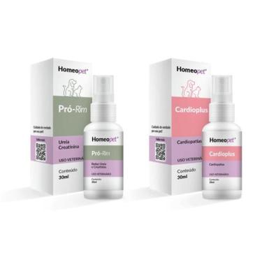 Imagem de Kit Pró Rim + Cardioplus Cães Gatos Homeopet 30ml - Real H