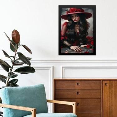 Imagem de Quadro Umbanda Dama Da Noite Do Cabaré 45X34Cm - Com Vidro - Quadros O