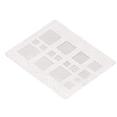 Imagem de Estênceis de Reballing BGA Universal Reballing Rework Stencils Modelo de Aço 0,3 0,35 0,4 0,5 para Celulares