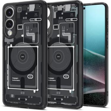 Imagem de Spigen Case for Galaxy S25 Edge Case, Ultra Hybrid MagFit Designed for Galaxy S25 Edge - Zero One Black