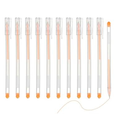 Imagem de PATIKIL 12 canetas de gel coloridas, canetas de gel pastel de ponta fina de 0,5 mm, tinta de alta luz para projetos faça você mesmo, pintura, diário, caderno, desenho de papel preto, 16 cm de