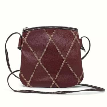 Imagem de Bolsa a Tiracolo Feminina Mosaico - Relicário Marsala