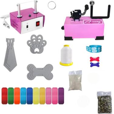 Imagem de Máquina De Laço, Máquina De Cortar Fitas, Moldes, Linha, Fita, Anilha, Elástico - Artmaq K34