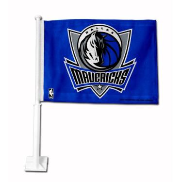 Imagem de Bandeira de carro NBA Dallas Mavericks com mastro incluído