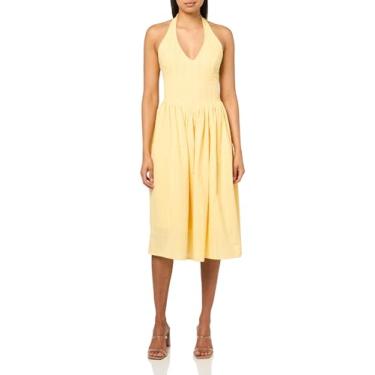 Imagem de Steve Madden Vestido feminino Ressi, Brilho dourado, PP