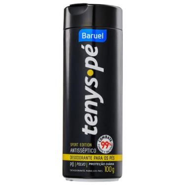 Imagem de Talco Desodorante Tenys Pé Sport 100g Preto  Baruel