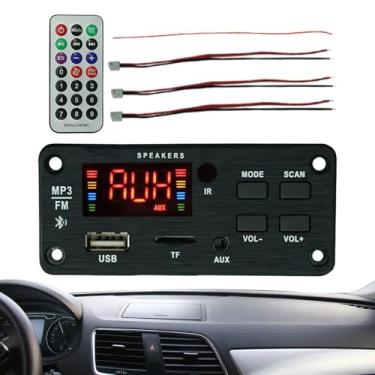 Imagem de Rádio Automóvel - Placa de Decodificação de Áudio - Leitor de Música Sem Perdas 2X25W com Controlo Remoto para Carro e Viagens