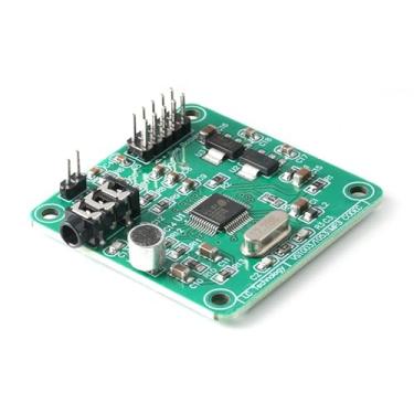 Imagem de JESSINIE VS1053 Módulo de leitor de áudio MP3 decodificador de áudio MP3 Player Board Gravação Microfone integrado Interface SPI Porta de saída Placa de som de áudio 1,8V 3,3V AMS-1117 Chip 800mA