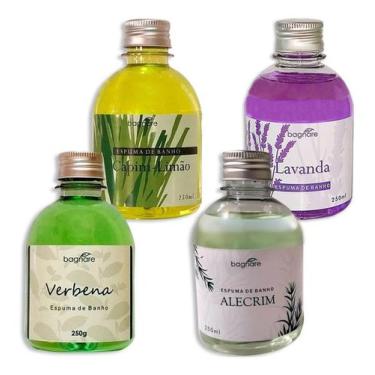 Imagem de Kit 4 Espumas Banho Banheira Relaxante Para Hidromassagem - Bagnare Co