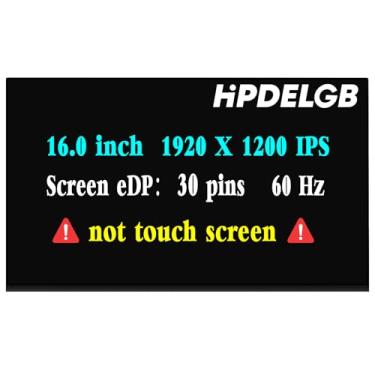 Imagem de HPDELGB Tela de substituição para HP ProBook 460 G11 N61960-L61 N98656-001 1920x1200 IPS 30 pinos 60Hz LCD sem tela sensível ao toque