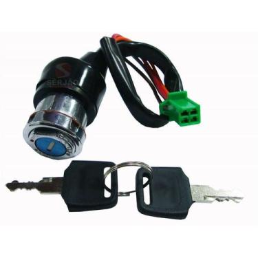 Imagem de Chave Ignição Intruder 125 Contato - Serjão Parts