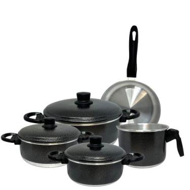 Imagem de Conjunto de Panelas de Alumínio Completo 5 Peças - Belladora Artigos