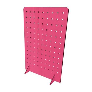 Imagem de Suporte de exibição de pegboard para joias, feiras de artesanato, venda, eventos de fornecedores, ferramentas, organizador de acessórios para quadro de pinos, grande, 24,8 cm C x 11 cm L x 35,5 cm A