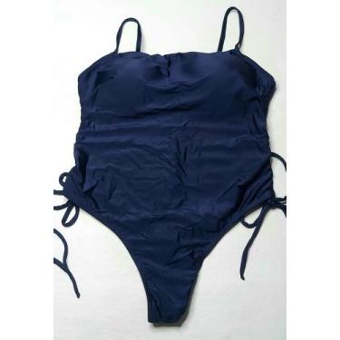 Imagem de Maiô body com bojo ajuste franzido lateral alças ajustáveis - Tropican