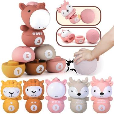 Imagem de Conjunto de Boliche Nueplay (8 Peças) - Brinquedo Educativo para Crian