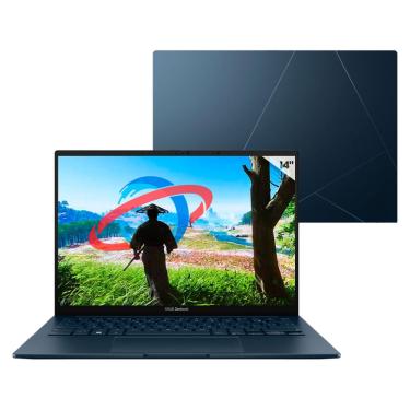 Imagem de Notebook Asus Zenbook - Intel Core Ultra 9 185H, RAM 32GB, SSD 1TB, Tela 14 120Hz OLED, Windows 11