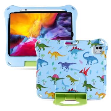 Imagem de Simicoo Capa para tablet infantil iPad Air 11 2024 para crianças, meninos e meninas, iPad Air 4ª 5ª 6ª geração, com espuma vinílica acetinada, à prova de choque, à prova de impacto, adequada para