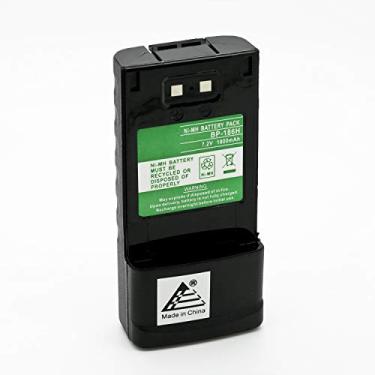 Imagem de ExpertPower Bateria NiMH de 7,2 V 1800 mAh para transceptor VHF marítimo Icom BP-186 BP-186H IC-M1 – Pacote de bateria de rádio recarregável de alta capacidade | Compatível com carregador OEM |
