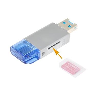 Imagem de xiwai Leitor de cartão micro SD USB-C tipo C/USB 2.0 para NM Nano Memory Card TF para Huawei Mobile Phone Laptop