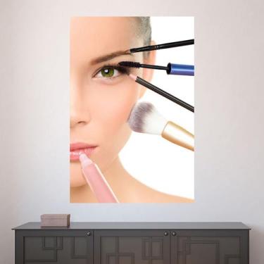 Imagem de Painel Adesivo de Parede - Salão de Beleza - Maquiagem - 1437pnp - All