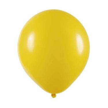 Imagem de BALÃO LISO - ART-LATEX Nº16 - AMARELO - Pacote com 12 unidades - Balõe