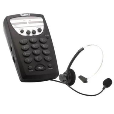 Imagem de Telefone Headset Telemarketing Multitoc Tele Fone Rede Sete - A.R Vari